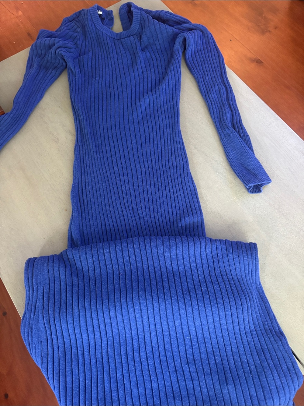 Anthropologie, Daily Practice 
Body-Con Indigo Dress